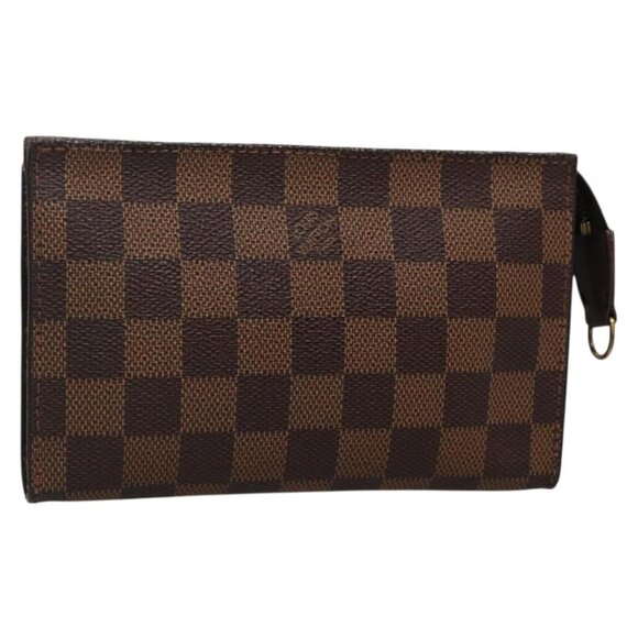 LOUIS VUITTON Damier Ebene Marais Pouch LV Auth BA4198 - Picture 1 of 16